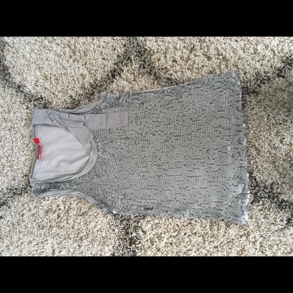 Silver sequins shirt